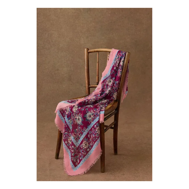 Foulard Mekness Laine | Bordeaux