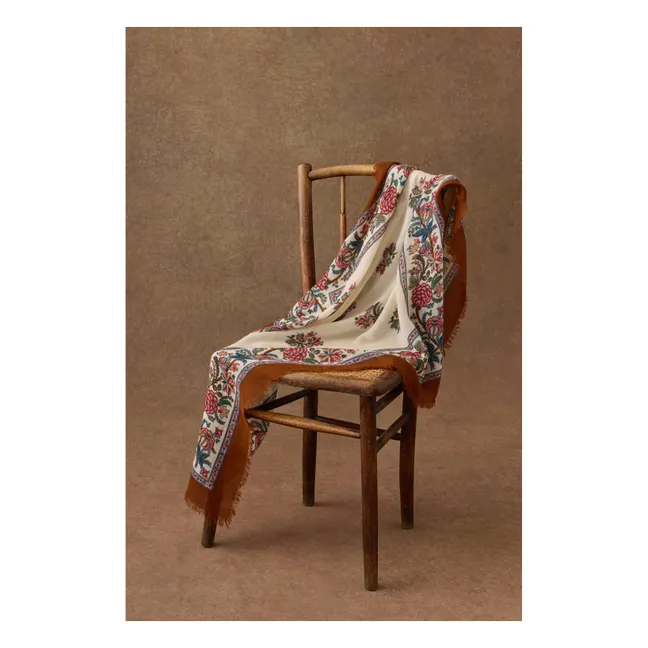 Foulard Mekness Laine | Crème