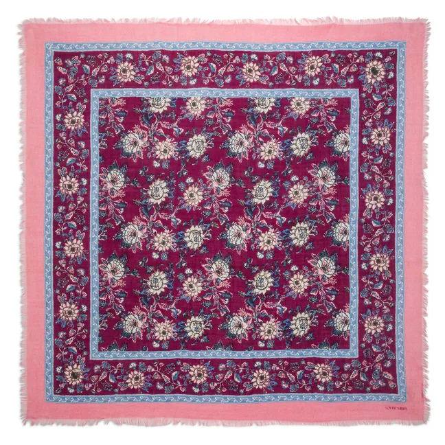 Foulard Mekness Laine | Bordeaux