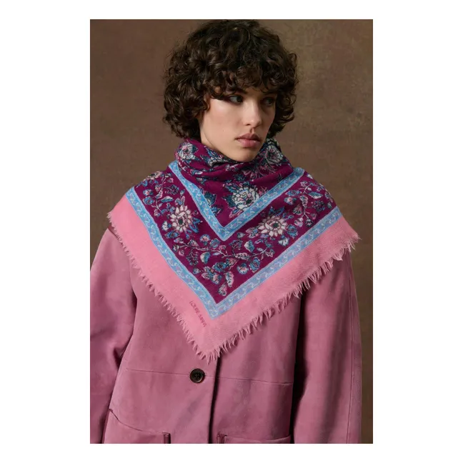 Foulard Mekness Laine | Bordeaux