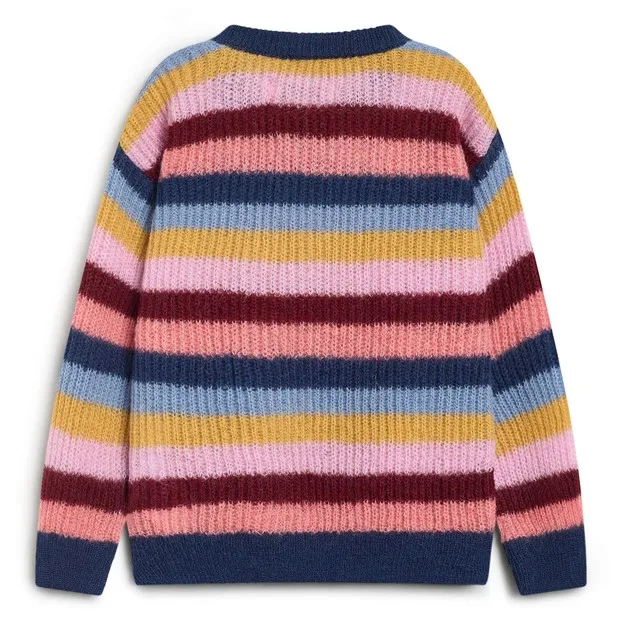 Pull Julia Rayé | Bleu