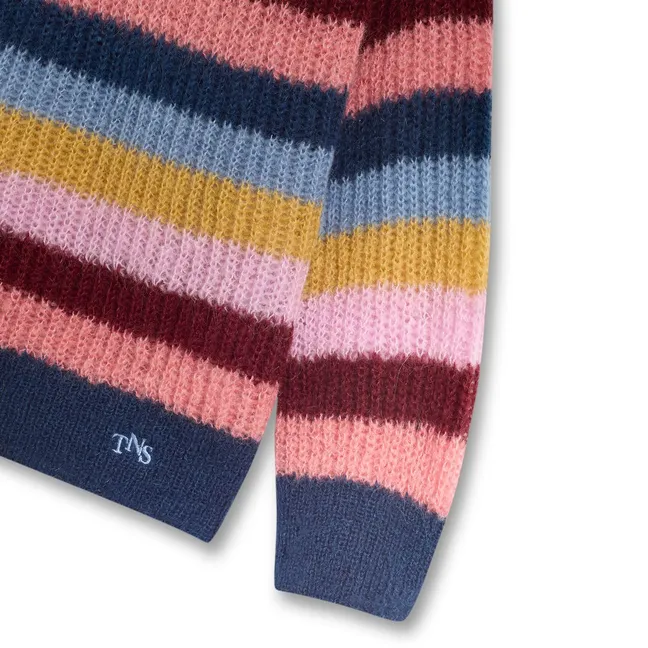 Julia Striped Sweater | Blue