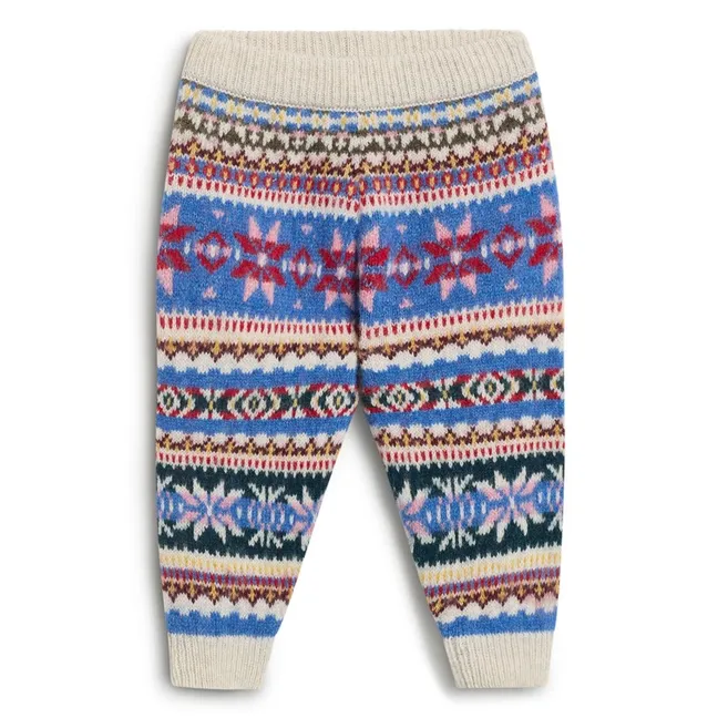 Caia Jacquard Leggings Made from Recycled Fibers | Blue