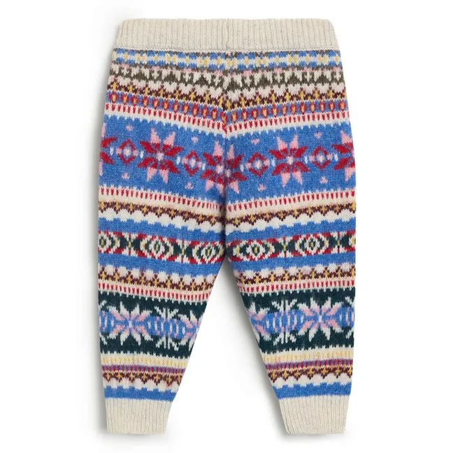 Caia Jacquard Leggings Made from Recycled Fibers | Blue
