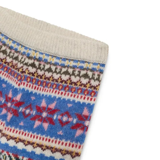 Caia Jacquard Leggings Made from Recycled Fibers | Blue