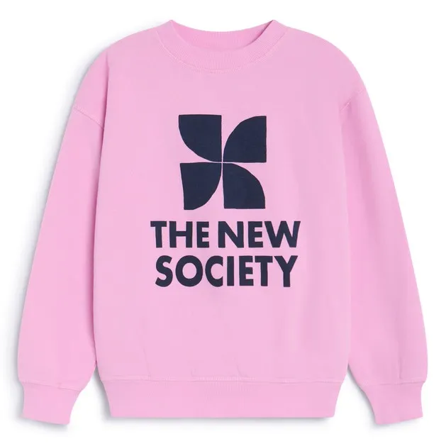 Cotton Logo Sweat | Lilac
