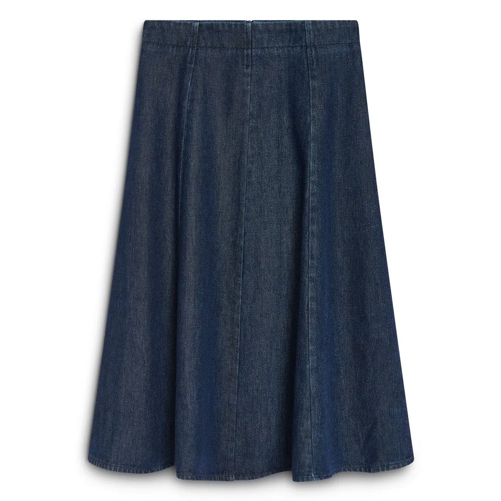 Jupe Denim | Bleu marine- Image produit n°0