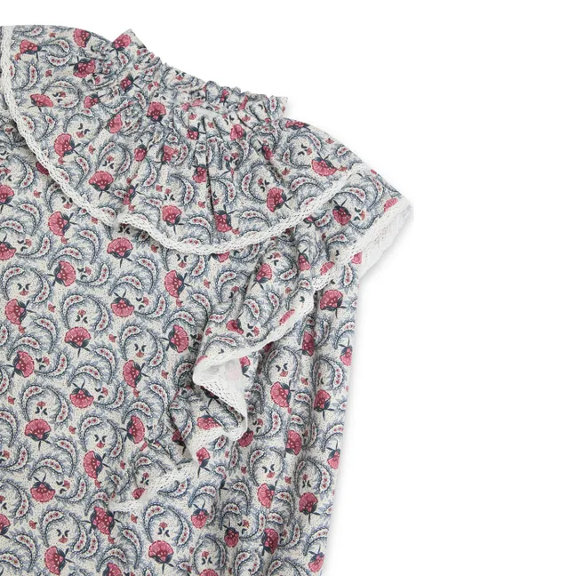Nesta Floral Blouse | Cream