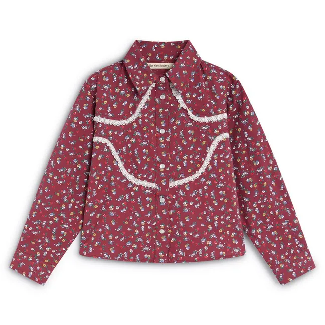 Bloom Shirt | Burgundy