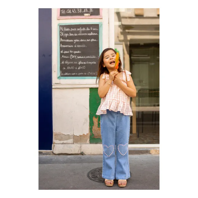 Jean Holly Hearts | Light Blue