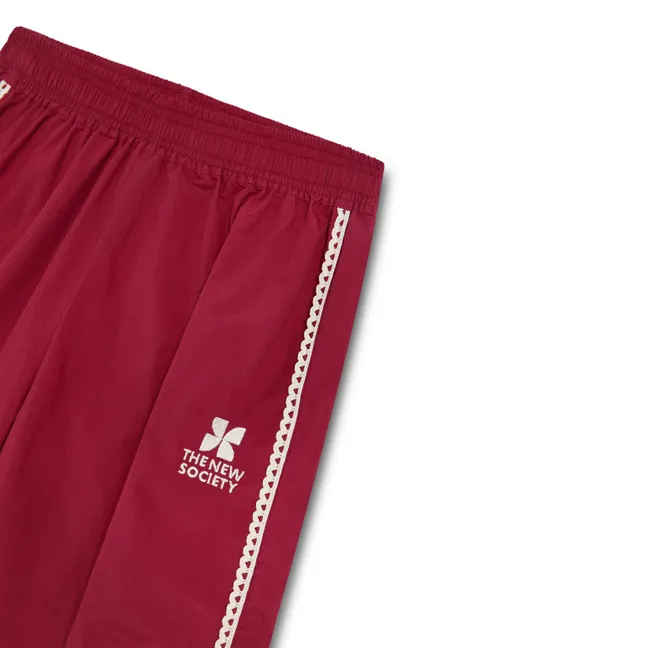 TNS Lace Logo Jogger | Red