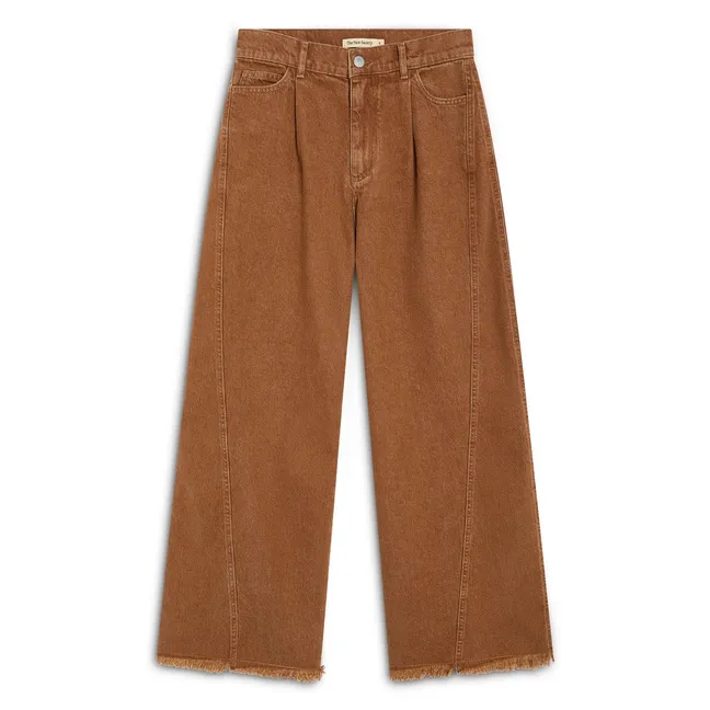 Pantalon Denim Coton | Hazelnut