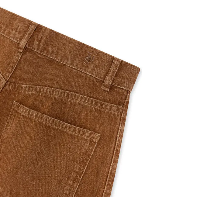 Pantalon Denim Coton | Hazelnut