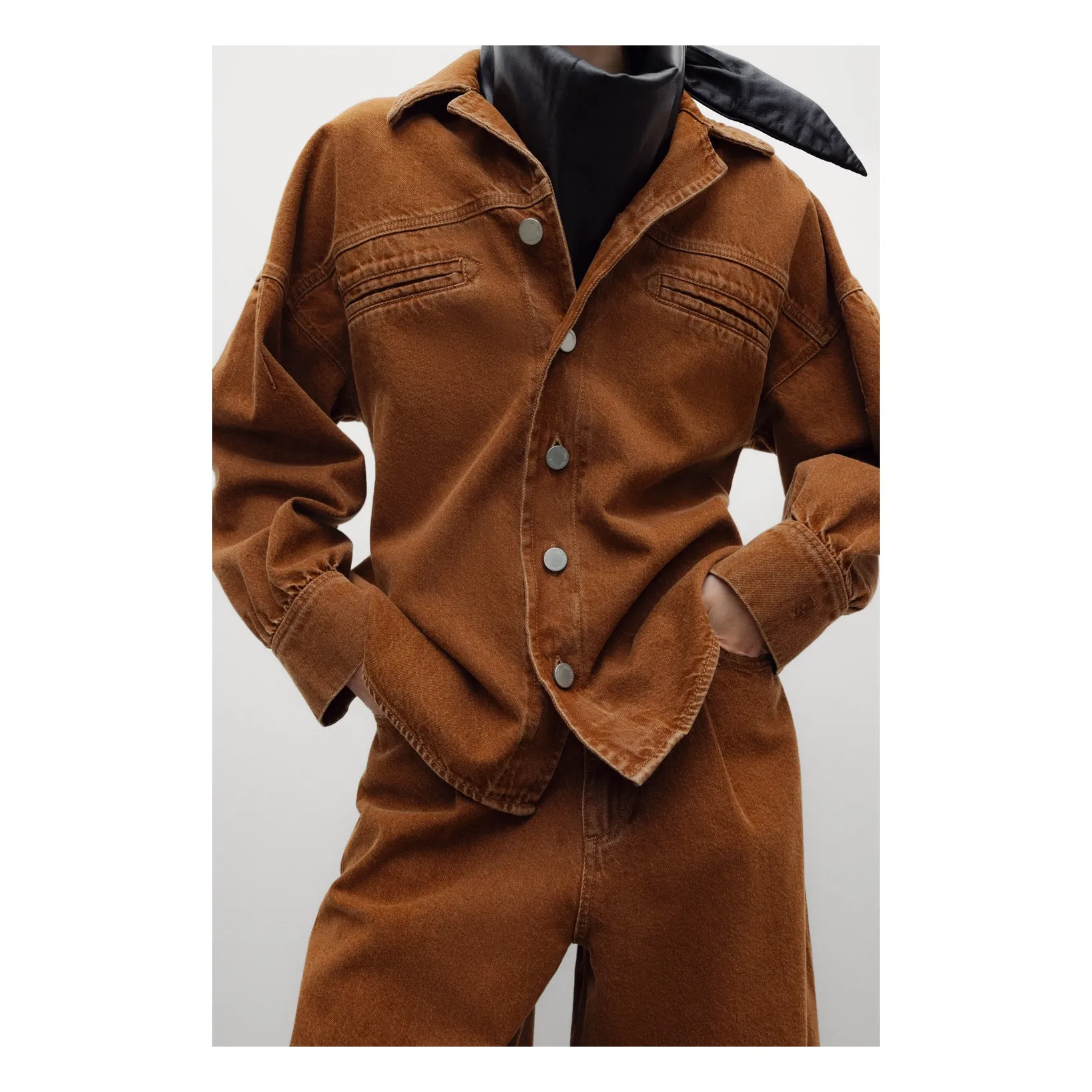 Chemise Coton | Hazelnut- Image produit n°8