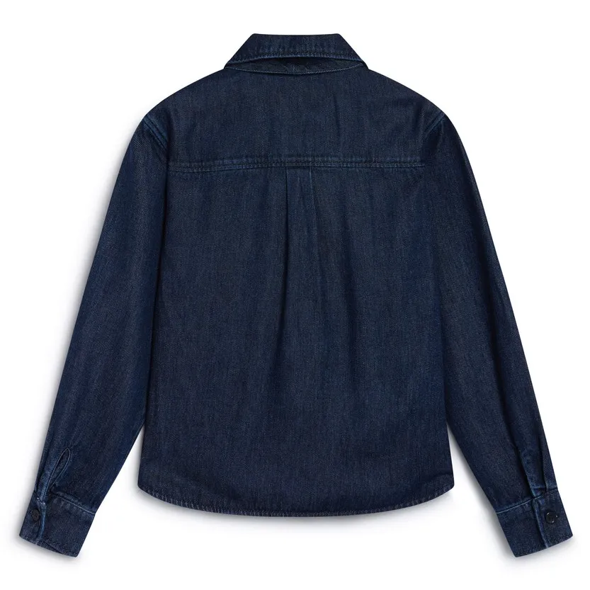 Chemise Denim | Bleu marine- Image produit n°1