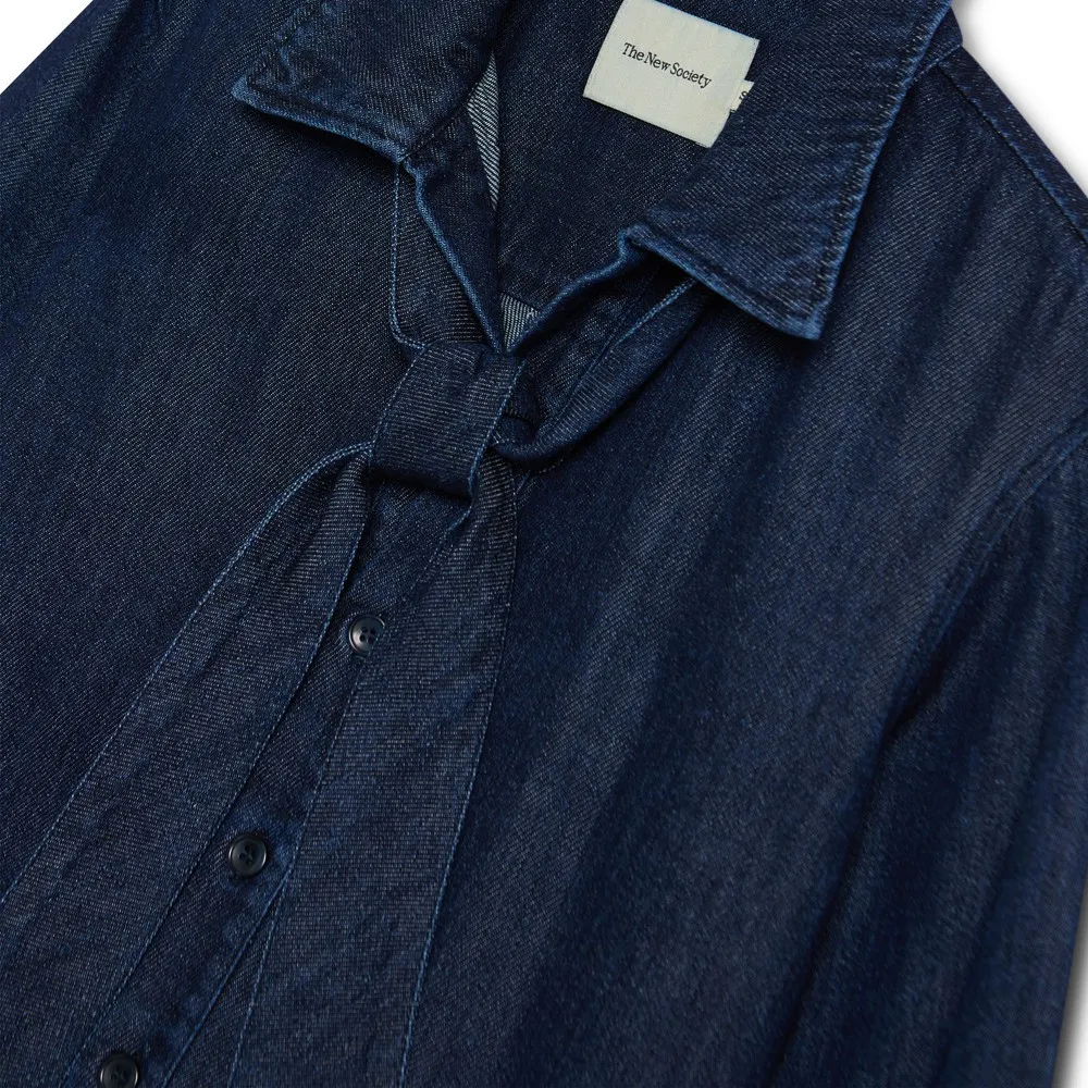 Chemise Denim | Bleu marine- Image produit n°2