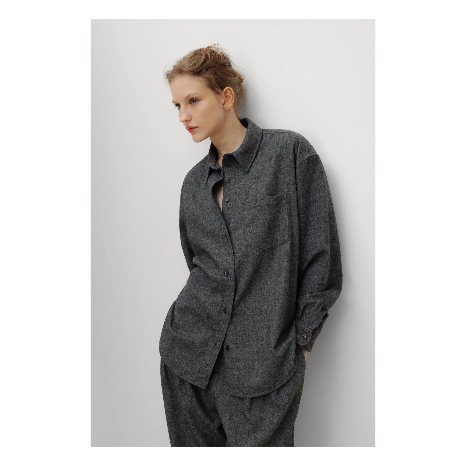 Chemise Opal Laine | Gris- Image produit n°1
