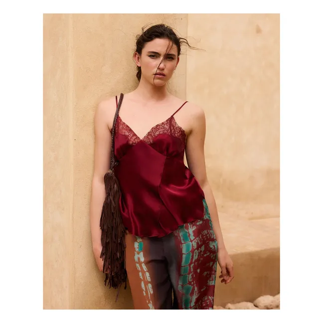 Caraco Sebal Soie | Rouge