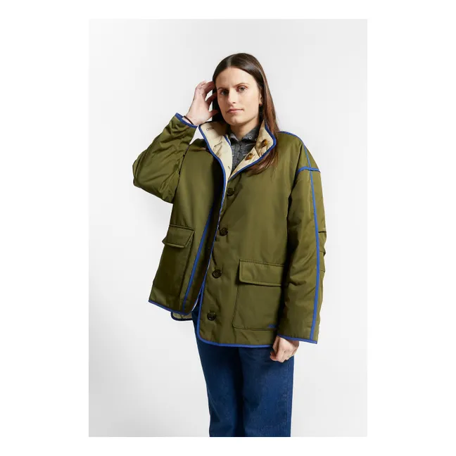 Veste Réversible Warmup | Vert olive