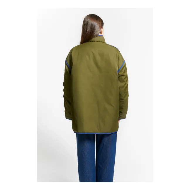 Veste Réversible Warmup | Vert olive