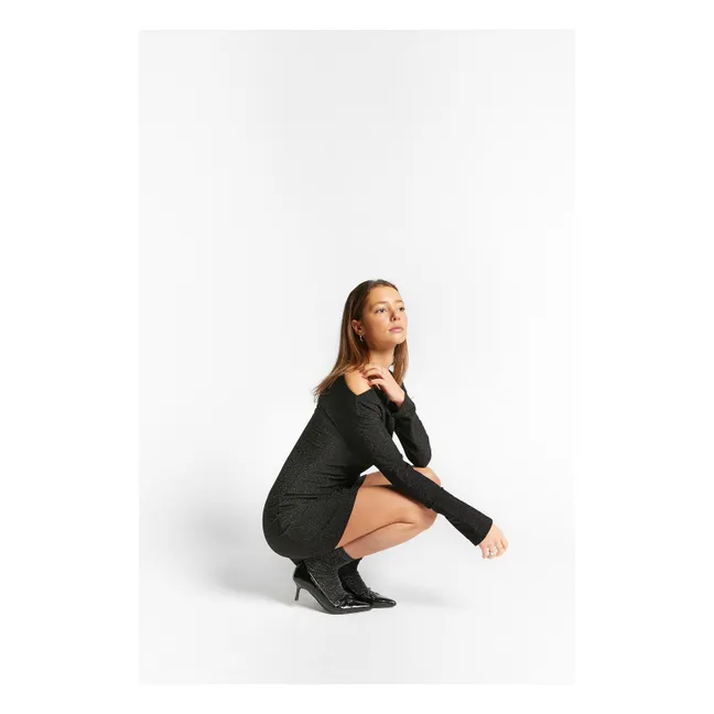 Robe Asymétrique Wrap | Noir
