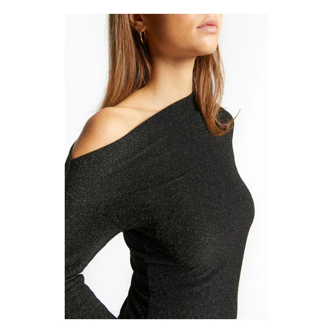 Robe Asymétrique Wrap | Noir