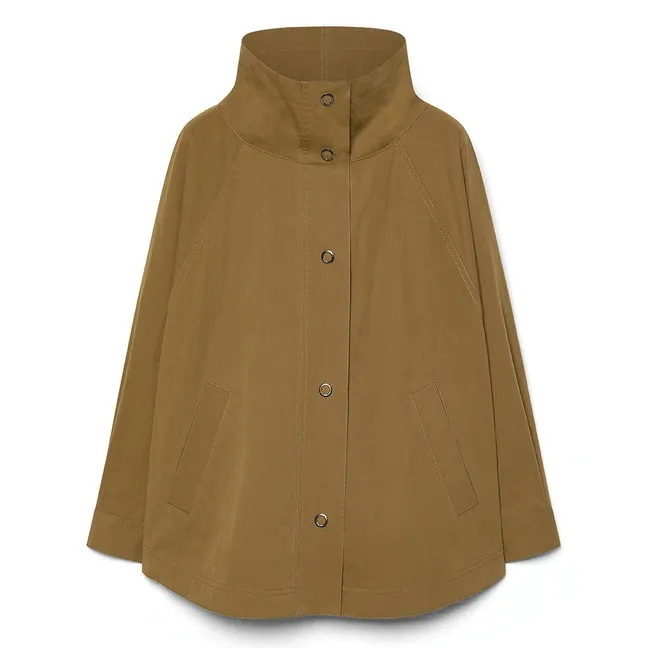 Veste Cape Coton | Camel