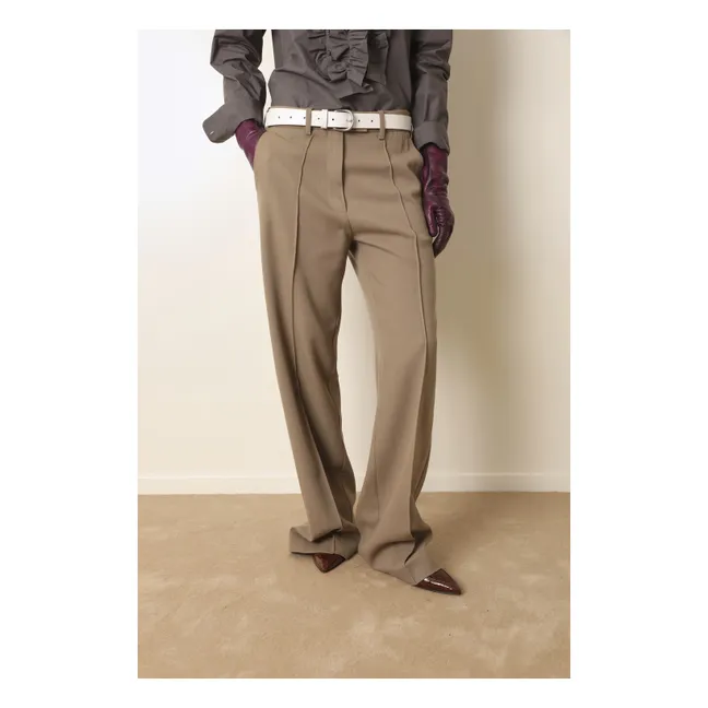 Pantalon Carabinier Laine | Camel