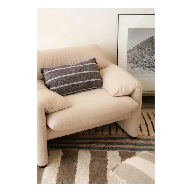 Coussin Rectangulaire Lines | Bleu ciel