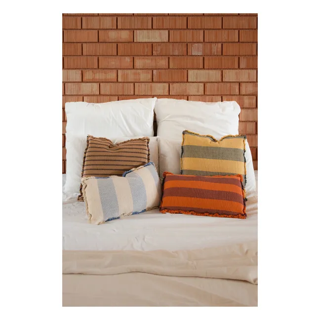 Coussin Rectangulaire Lines | Orange