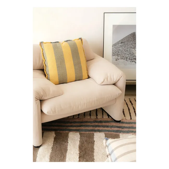 Lines cushion | Brown