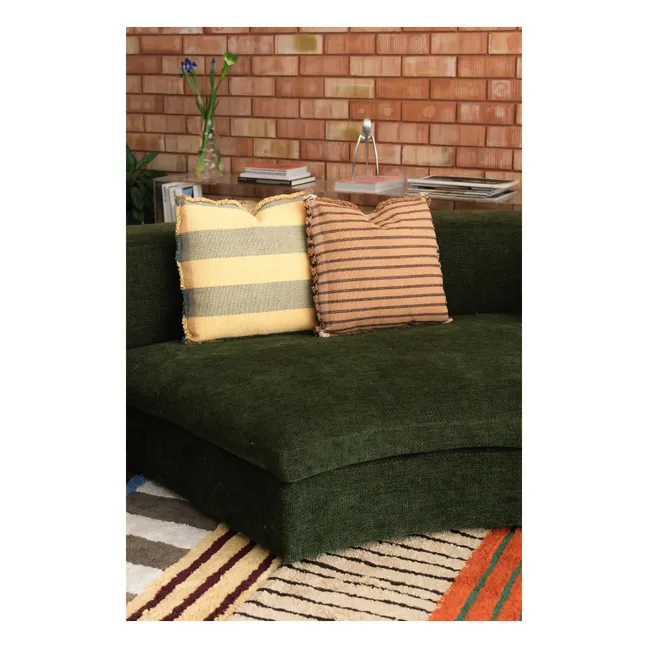 Coussin Lines | Marron