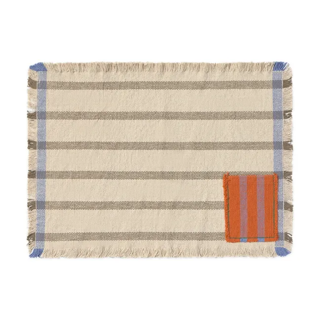 Sets de Table avec Poche - Set de 2 | Ecru