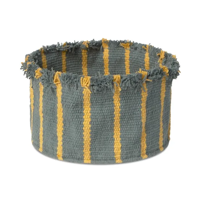 Corbeille Rayée | Bleu