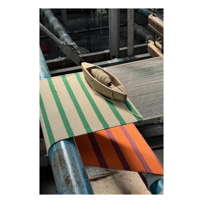 Panier de Rangement Rayé | Jaune