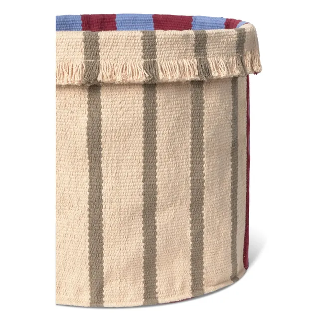 Panier de Rangement Rayé | Bleu