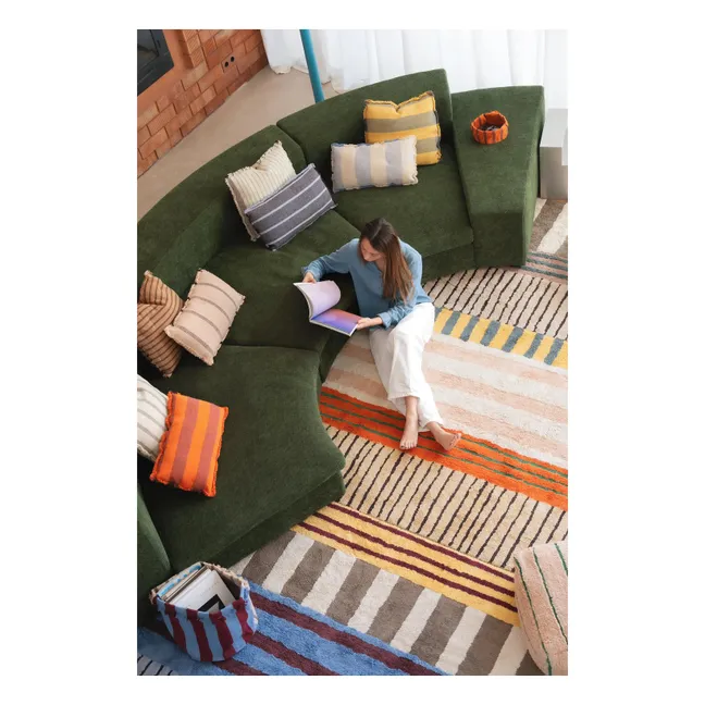 Panier de Rangement Rayé | Bleu