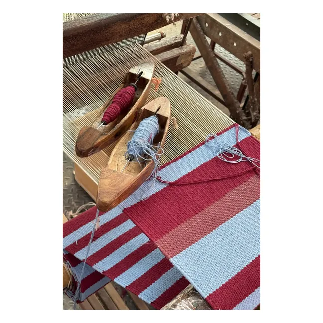 Panier de Rangement Rayé | Bleu
