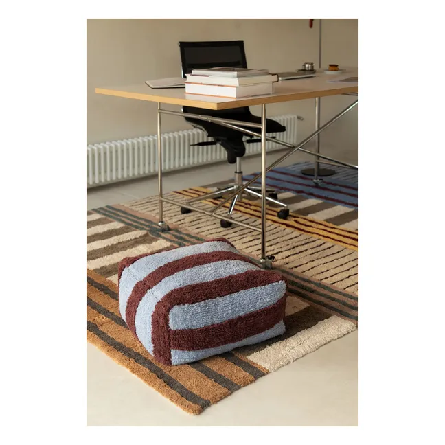 Pouf Lines | Bleu