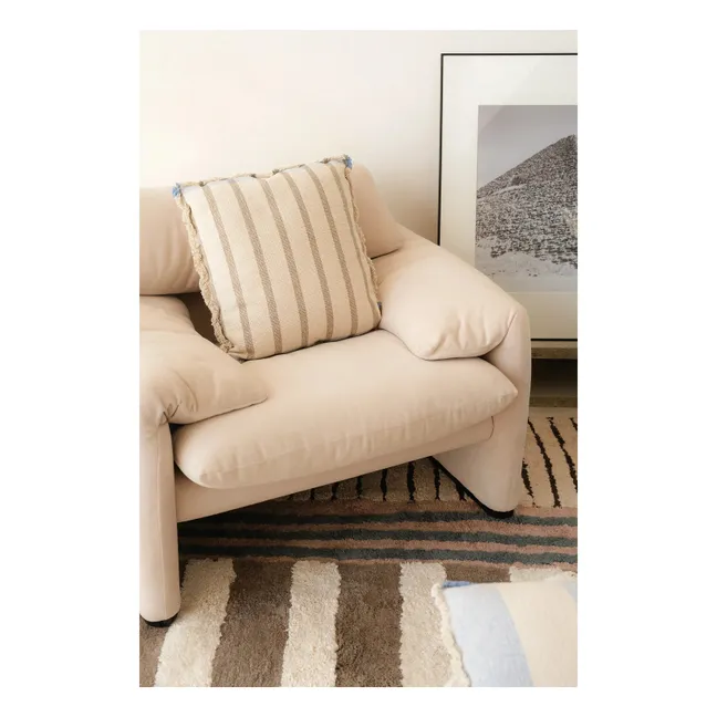 Lines cushion | Ecru
