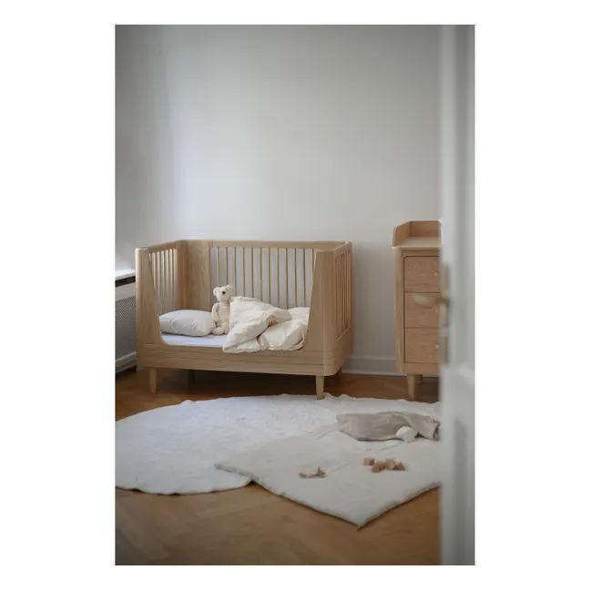 Lit bébé évolutif en chêne