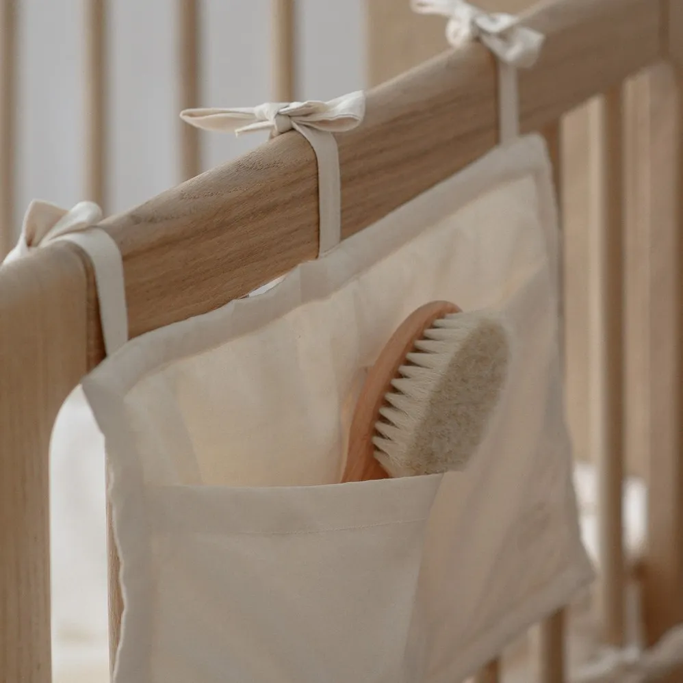 Pochette pour lit bébé en coton bio | Sand- Image produit n°1