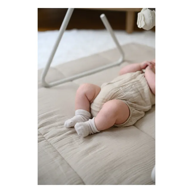 Tapis d'éveil en gaze de coton bio | Latte