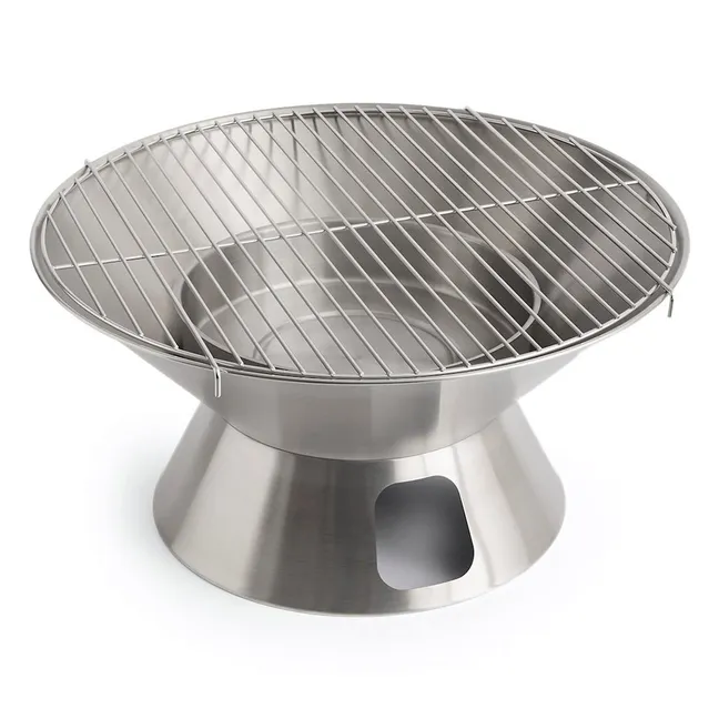 Outdoor Market Steel Fire Pit, Jasper Morrison | Silver