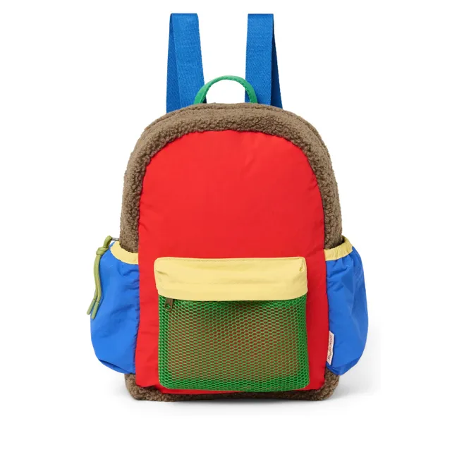 Sac à dos patchwork | Rouge