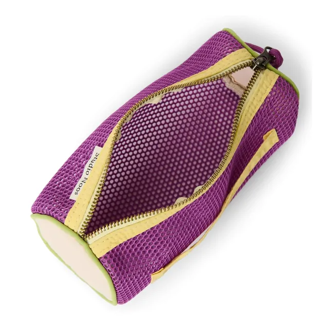 Trousse patchwork | Rose bonbon