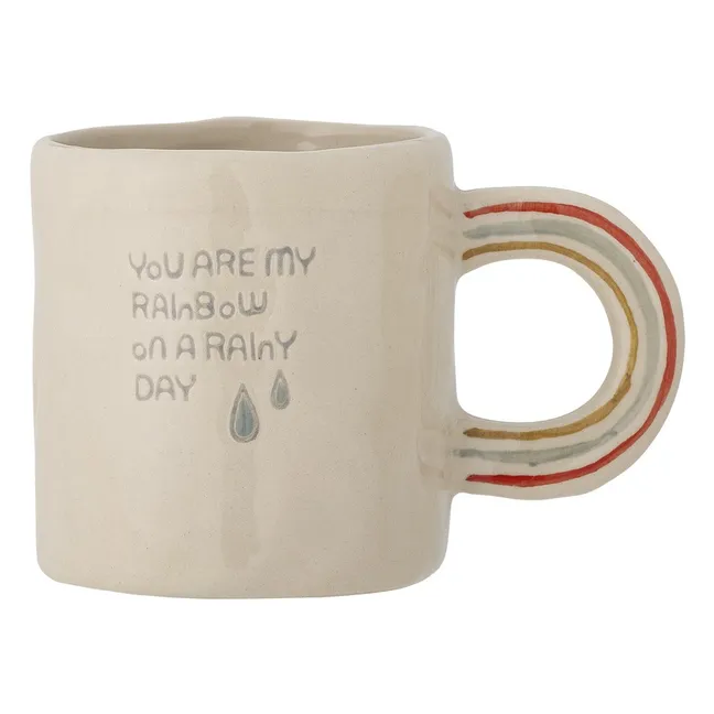 Tasse en Grès Rainbow | Crème