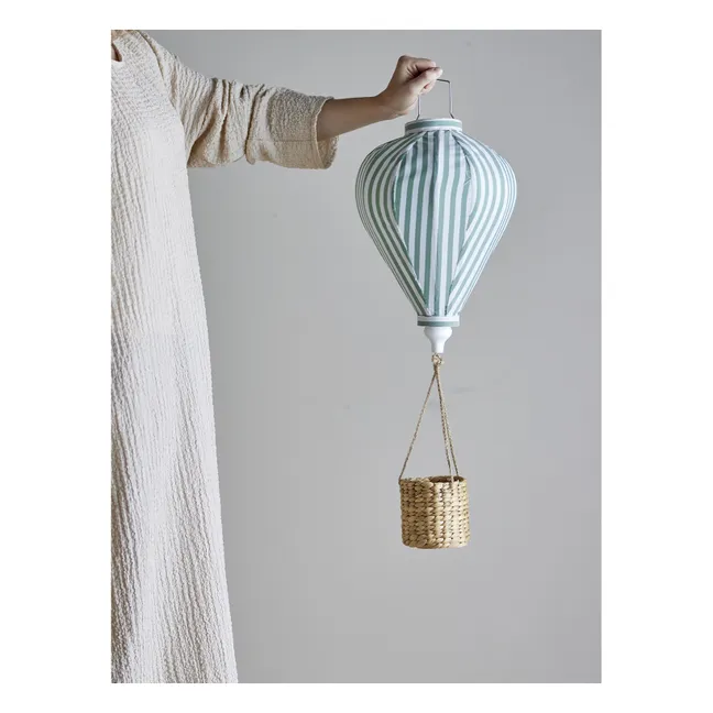 Mobile Montgolfière Rayée Pomp | Vert