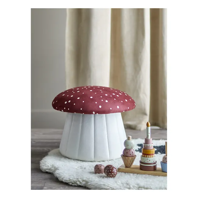 Puf «Champignon» de Lue | Rojo