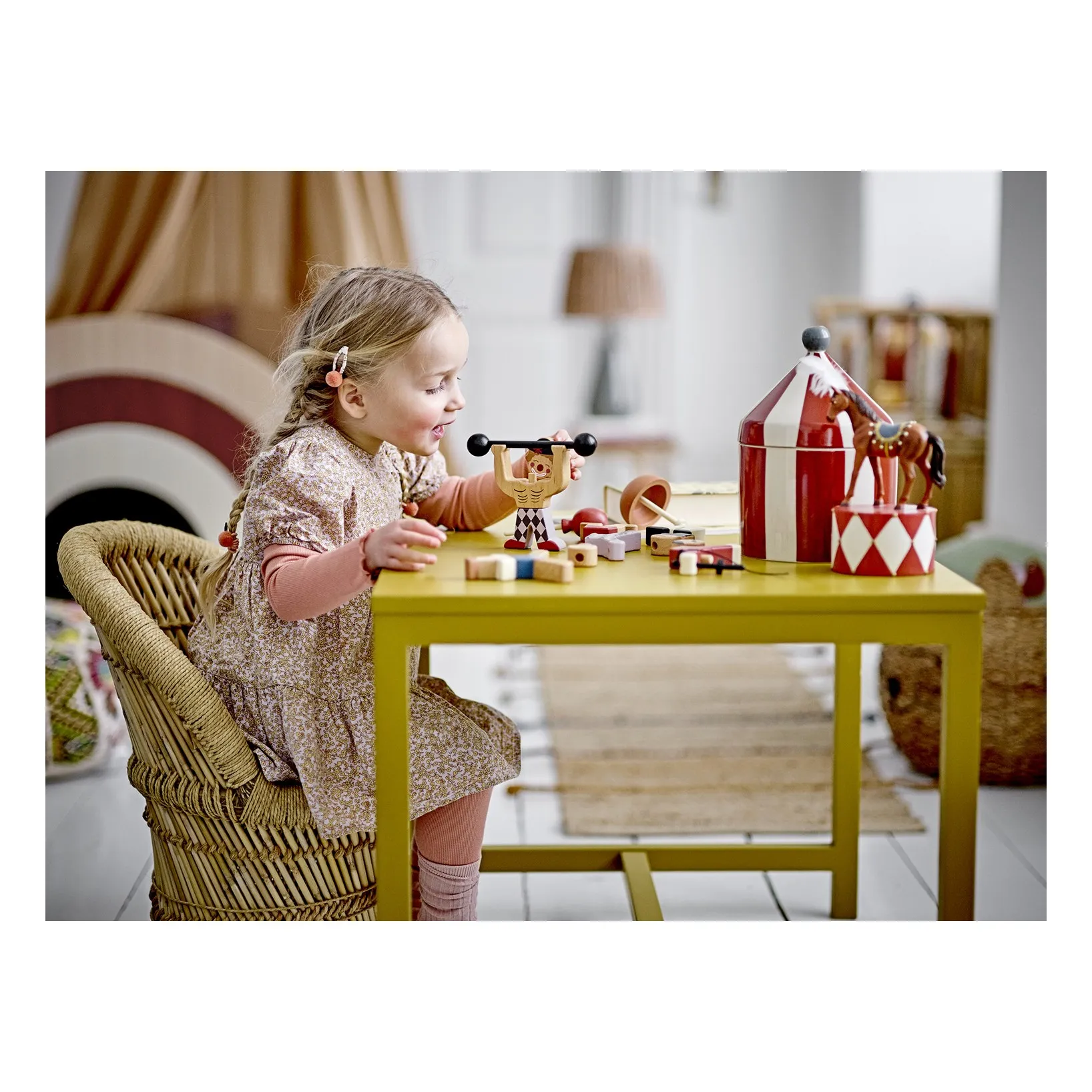 Décoration Cheval Flor | Rouge- Image produit n°5